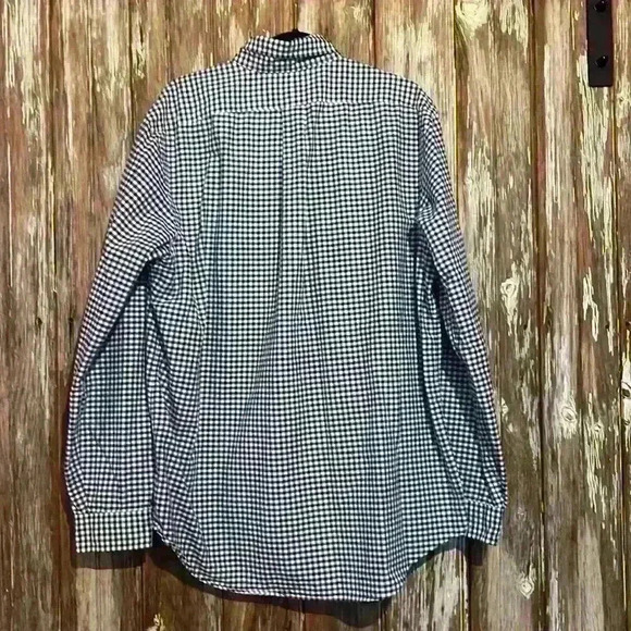 EUC RALPH LAUREN GINGHAM CHECK BUTTON DOWN - Picture 4 of 4